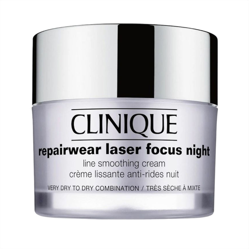 Clinique Repairwear Laser Focus Night Line Smoothing Cream Very Dry To Dry 50ml