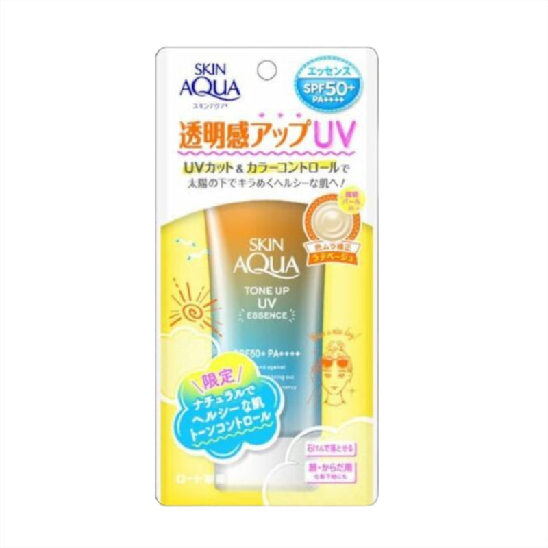 Rohto Skin Aqua Tone-up Latte Beige Sunscreen SPF50+ PA++++ 80g