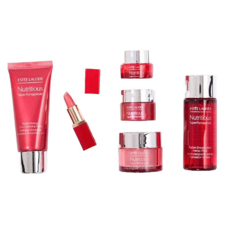 Estée Lauder Nutritious Super Pomegranate Set with Cosmetic Bag