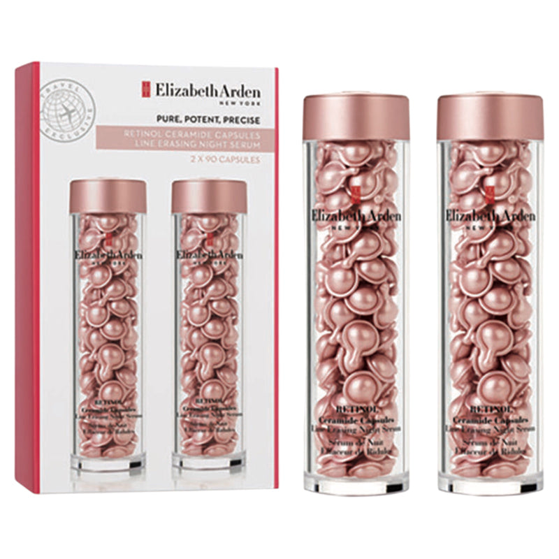 Elizabeth Arden Retinol Ceramide Capsules Line Erasing Night Serum 2x 90 Capsules DUO