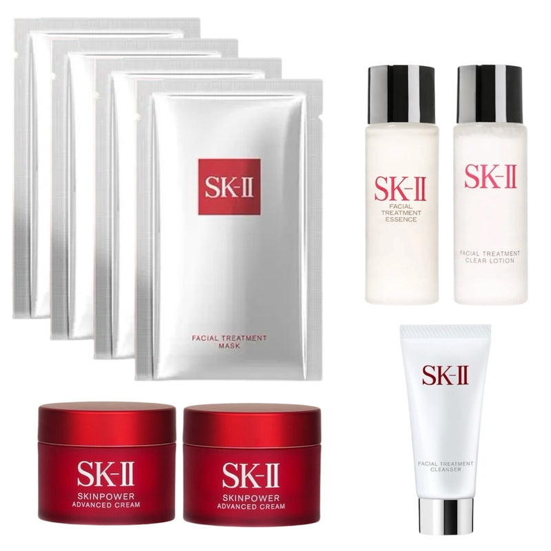 SK-II PITERA™ Beauty Travel Kit - 9 Items ( Essence, Lotion, Cleanser, Cream, Mask)