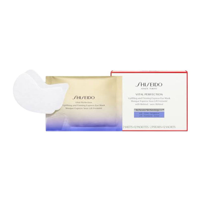 Shiseido Vital Perfection Uplifting & Firming Express Eye Mask (12 Pack)