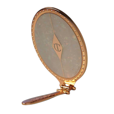 Charlotte Tilbury Pillow Talk Foldable Rose Gold Handheld Stand Mirror Limited Edition