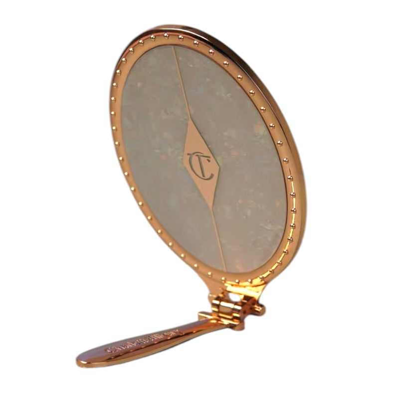 Charlotte Tilbury Pillow Talk Foldable Rose Gold Handheld Stand Mirror Limited Edition