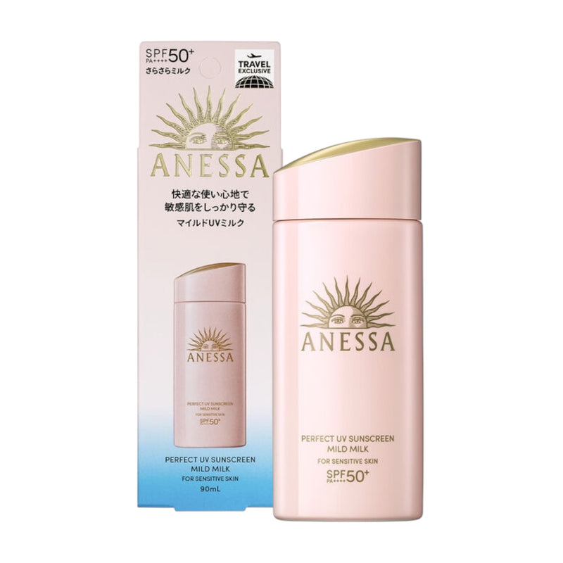 SHISEIDO Anessa Perfect UV Sunscreen Mild Milk Sensitive Skin SPF 50 PA++++ 90ml