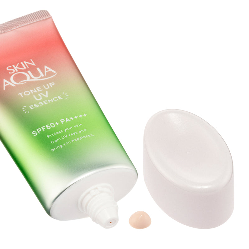 Rohto Skin Aqua Tone-up Happiness Aura Sunscreen SPF50+ PA++++ 80g