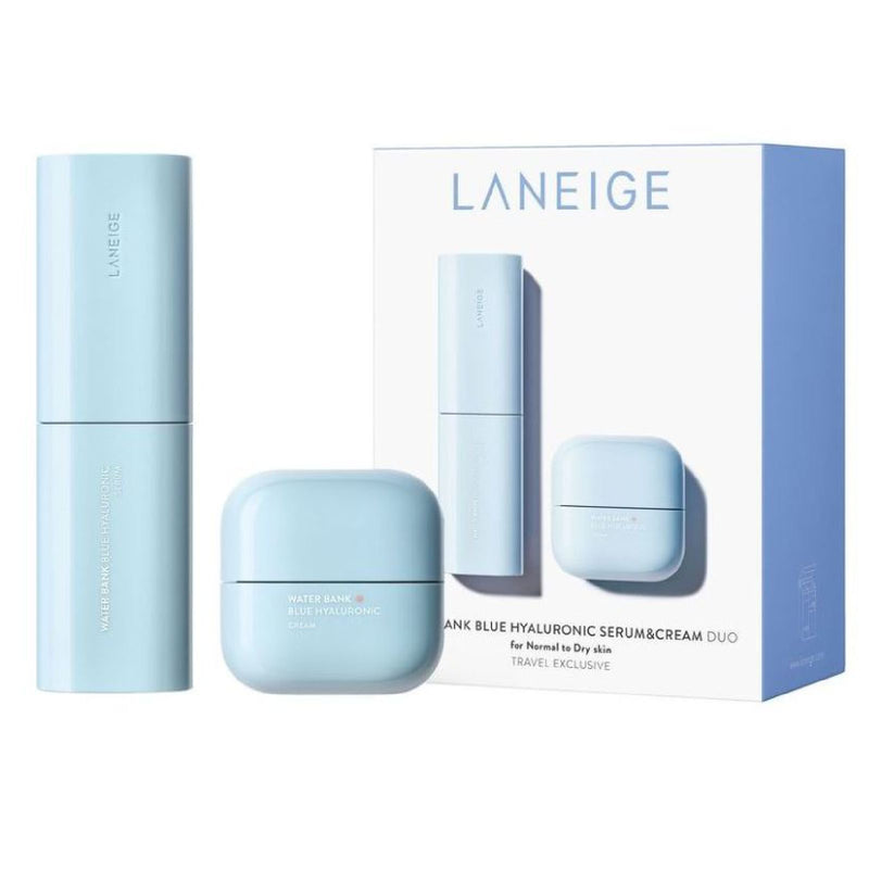 Laneige Water Bank Blue Hyaluronic Serum & Cream Duo For Normal to Dry Skin