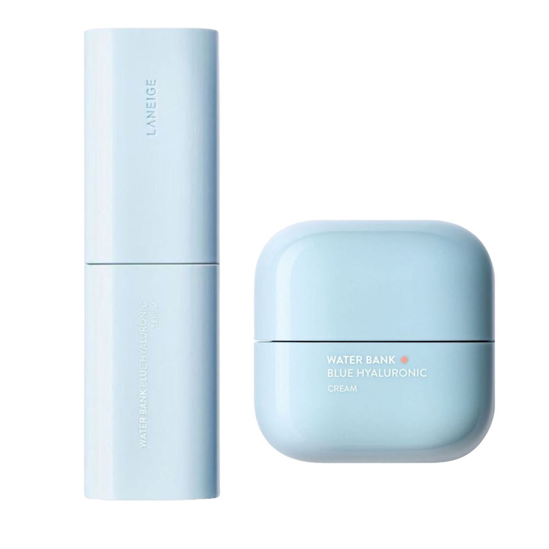 Laneige Water Bank Blue Hyaluronic Serum & Cream Duo For Normal to Dry Skin