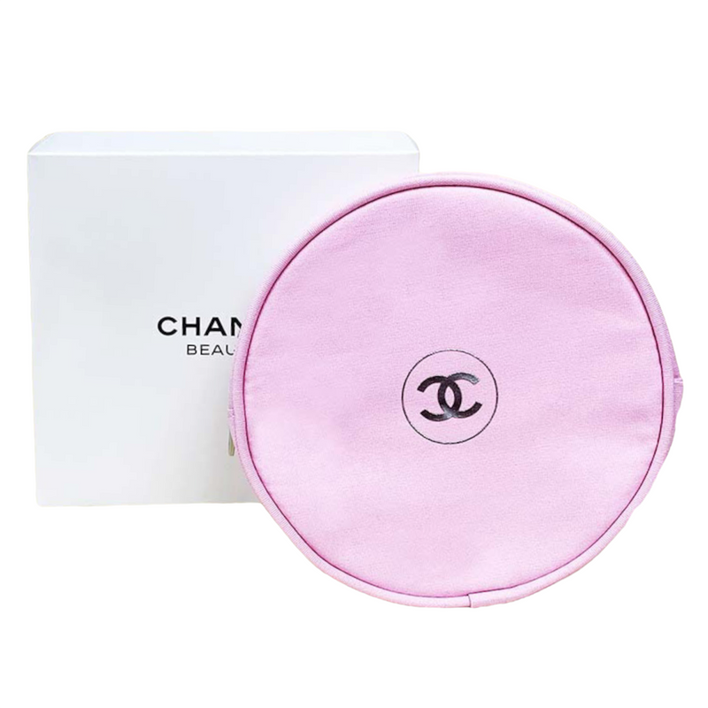 Chanel Beauty Pink Cosmetic Bag Jasso beauty