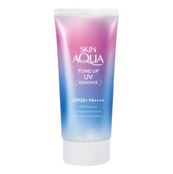 Rohto Skin Aqua Tone Up UV Essence Lavender SPF50+ PA++++ - 80g