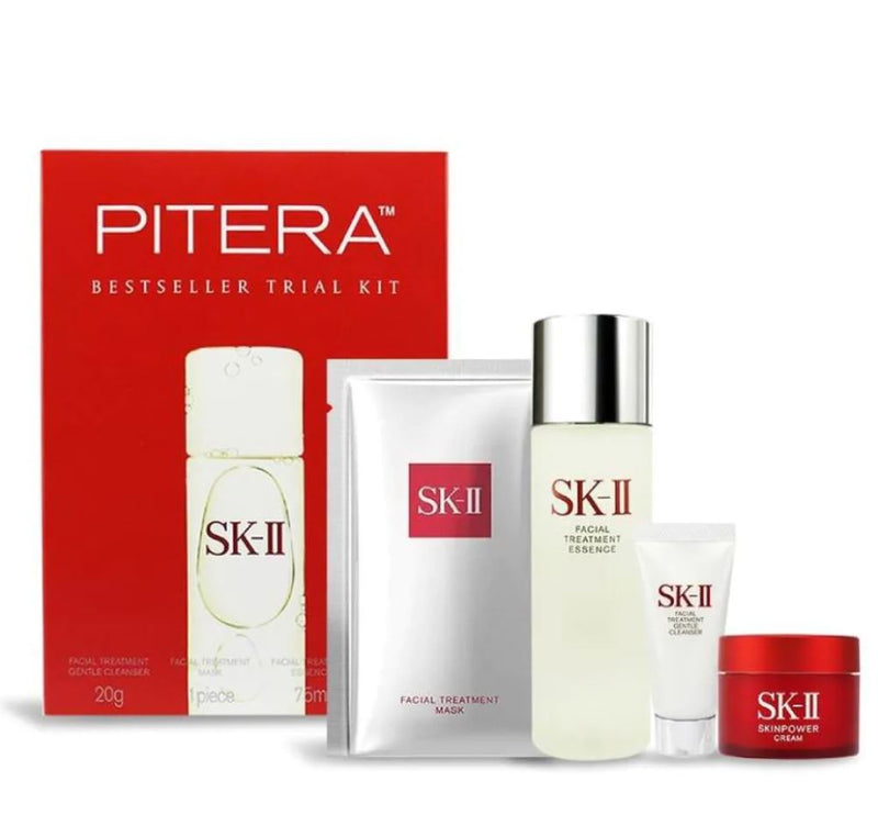 SK-II PITERA™ Bestseller Kit set - 4 Items ( Essence, Cleanser, Cream, Mask)